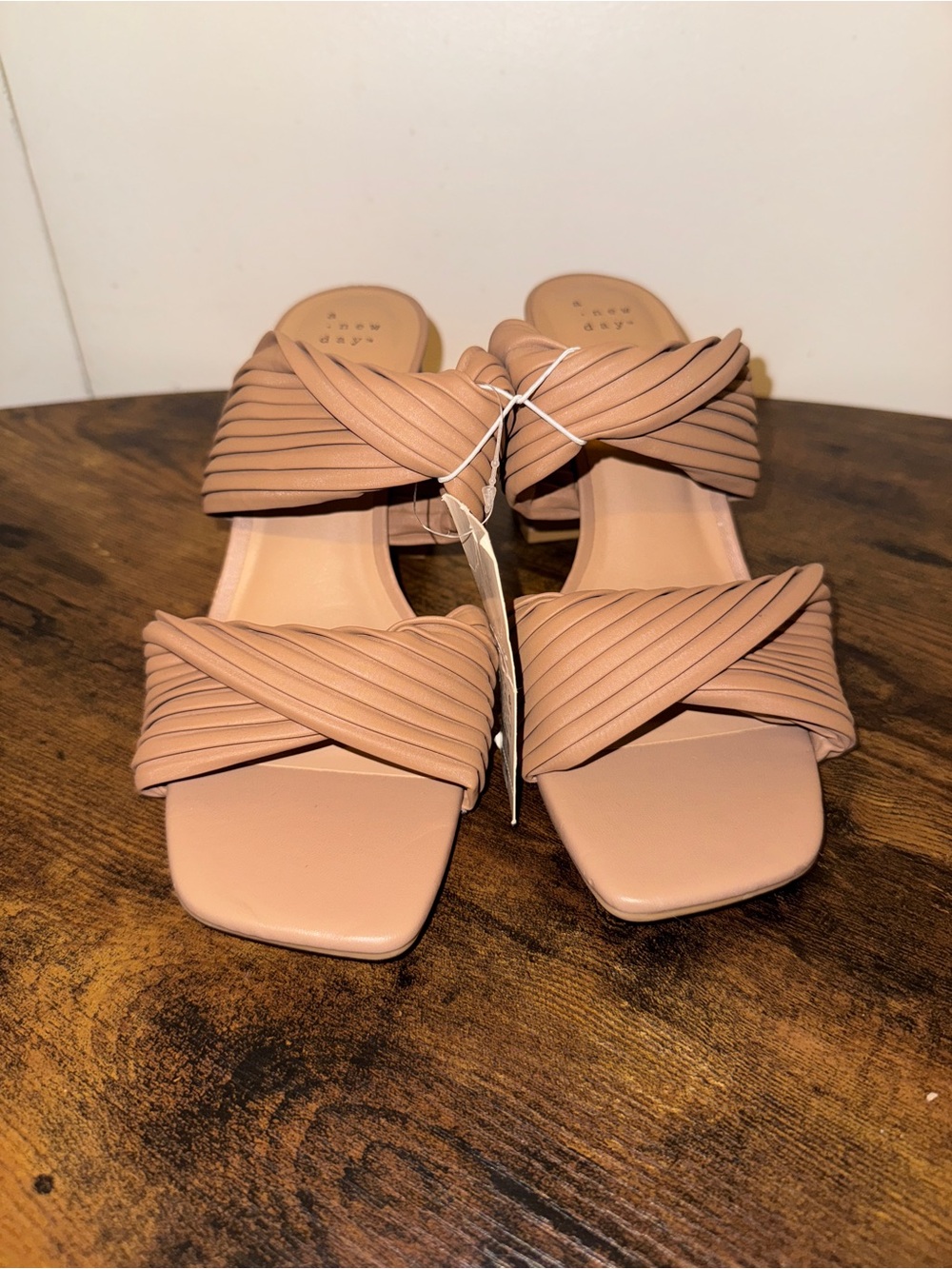A New Day Women's Twisted Strap Slide Sandals